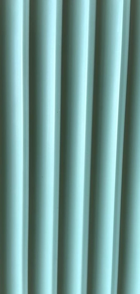 Concave PVC Wall Boards in Pastel Mint Green — Concave Board KX-28 — Concave boards — Concave Board DECNO