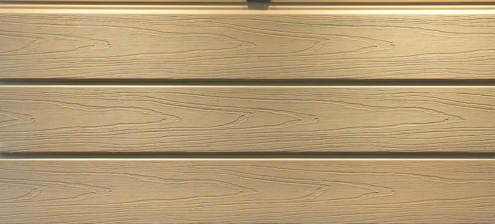 Single-Sided Composite Façade Board — Teak V2 — Composite façade boards DECNO