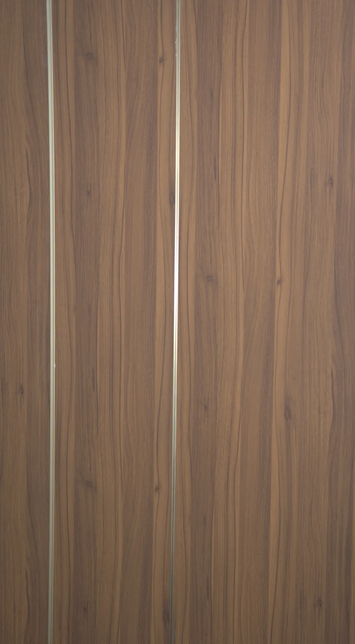 Wood-Effect SPC Wall Panel with Gold Grooves — Sheet Board WDG-16 — SPC wall panels DECNO