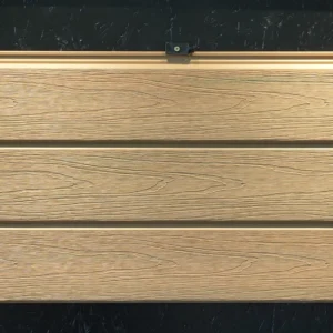 Lame Façade Composite Simple Face — Teak V2 | 2900 × 150 mm