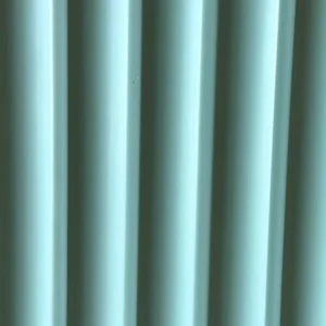 Bardage Mural PVC Lames Concaves Vert Menthe Pastel — Concave Board KX-28 | 2800 × 147 × 12 mm