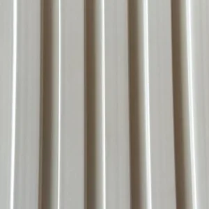 Bardage Mural PVC Slat Blanc Cassé — Slat Board KX-27 | 2900 × 159 × 10 mm